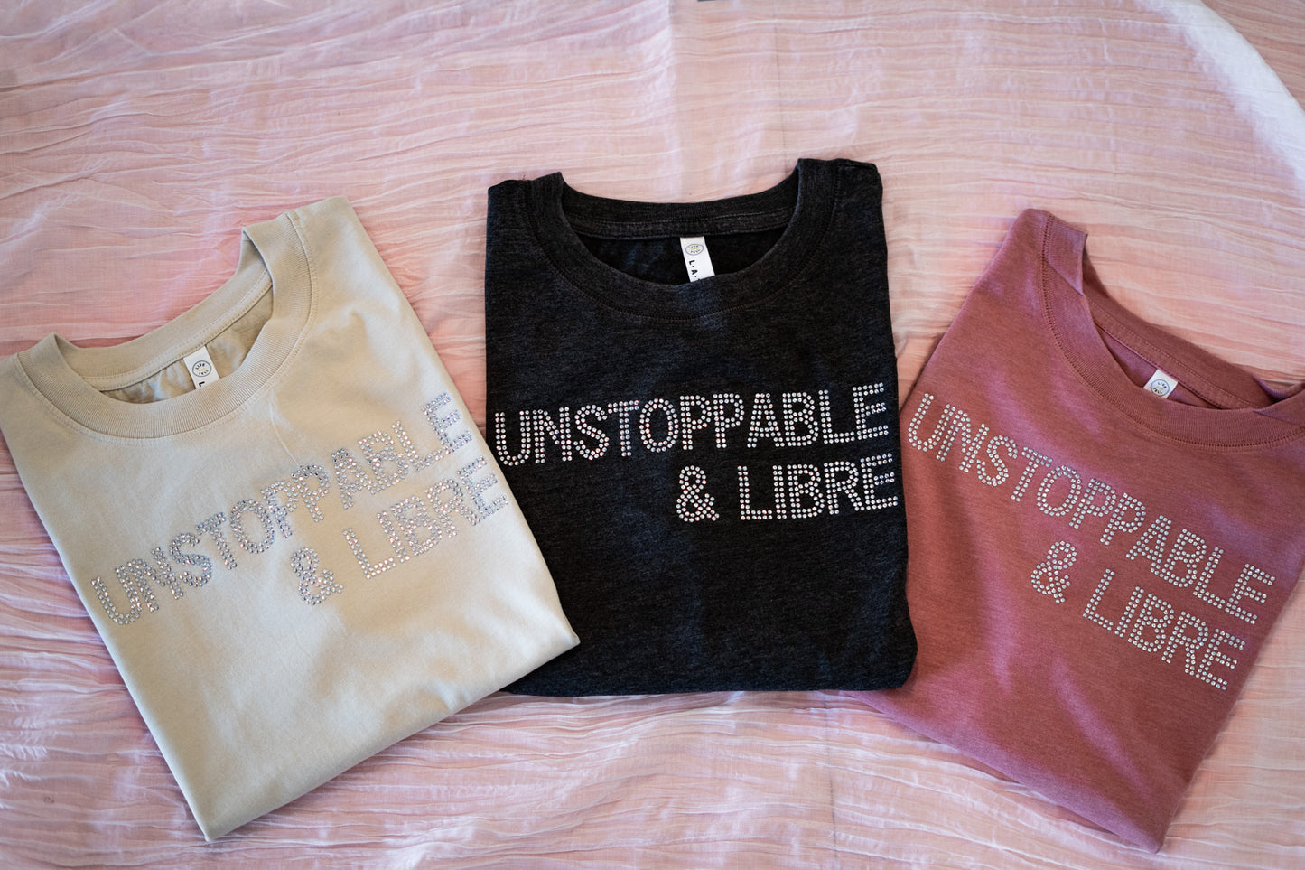 Velvet Karma Tee – Unstoppable & Libre