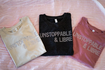 Velvet Karma Tee – Unstoppable & Libre