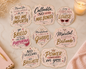 Velvet Karma Sticker Collection – Set of 8 Empowering Vinyl Stickers (3”)